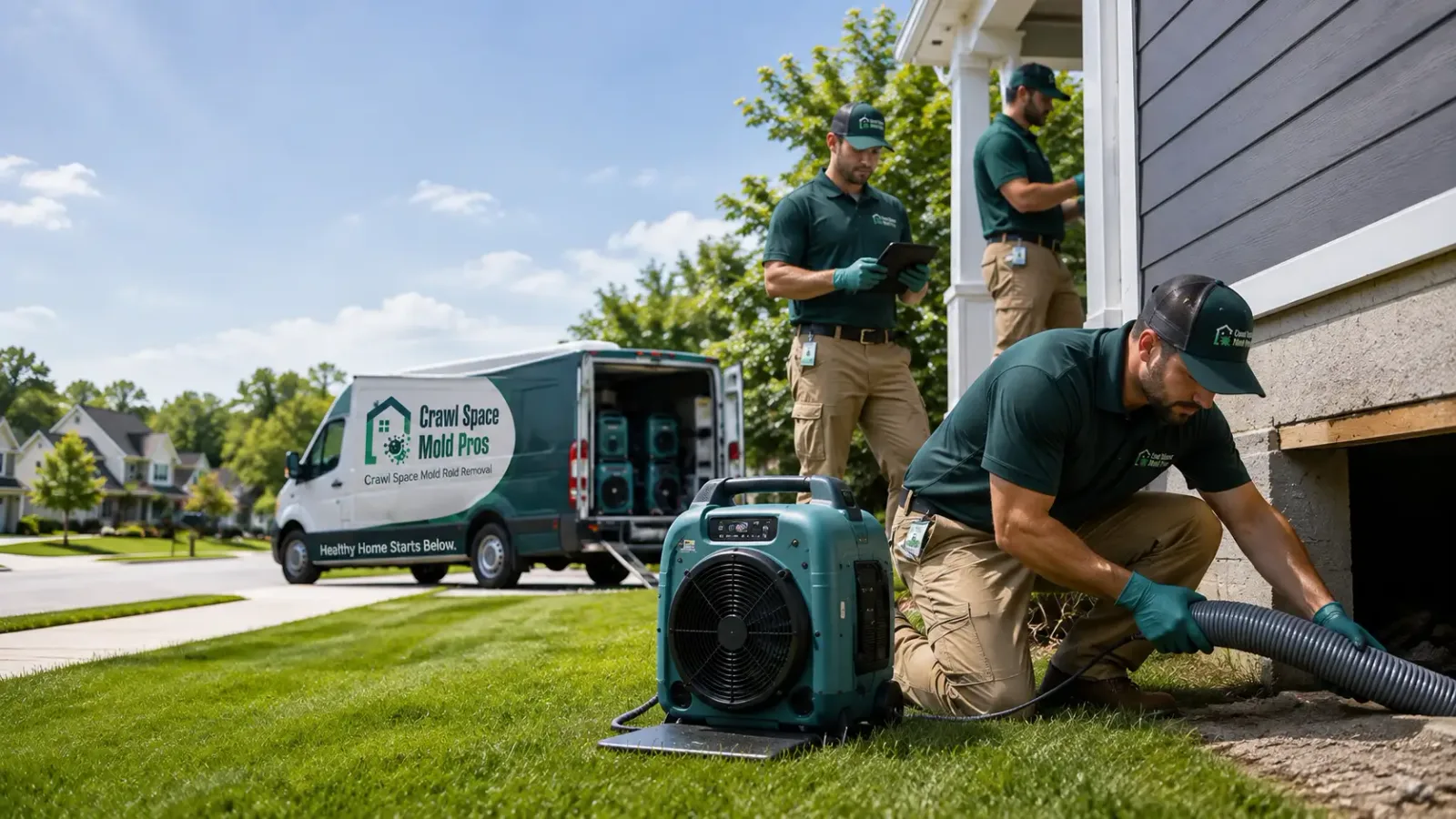 Crawl Space Mold Removal in Gleason, WI